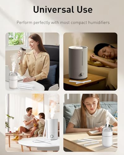 Pawfly 40 Pcs Mini Humidifier Filter Replacement Sticks