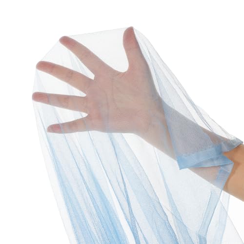 ITODA Blue Baby Netting Canopy for Crib & Toddler Bed - Breathable Mesh