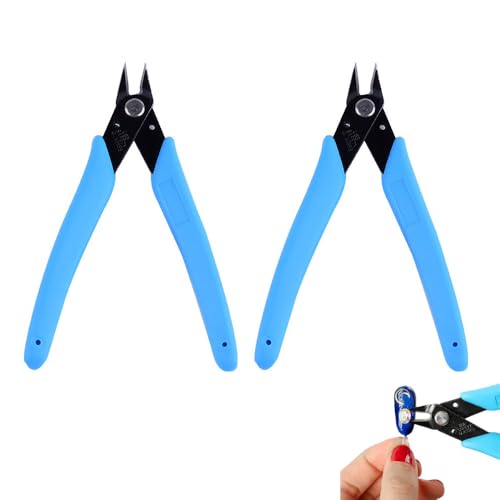 NentMent 2 Pack Nail Art Scissors Rhinestone Remover & Micro Cutters