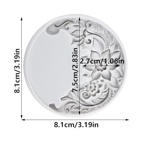 Baroque Photo Frame Silicone Mold for Fondant Cake Decorating and Chocolate