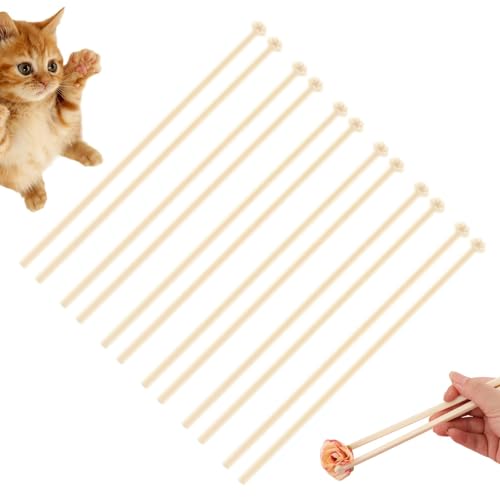 Cat Paw Chopsticks - Adorable Pink Non-Slip Grip for Easy Eating