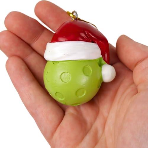 Pickleball Christmas Ornament - Festive 2.5 Inch Holiday Decor