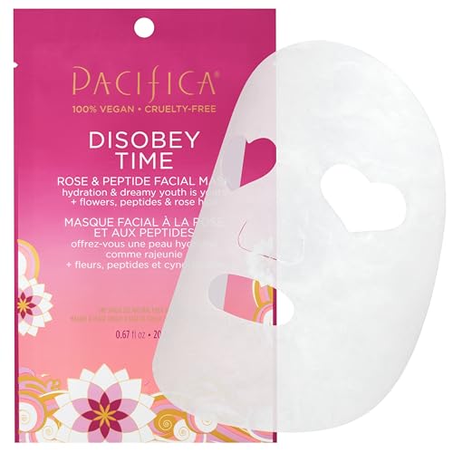 Pacifica Disobey Time Rose & Peptide Hydrating Facial Sheet Mask