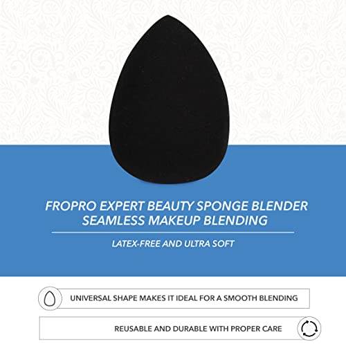 ForPro Expert Makeup Sponge Blender - Latex-Free Black Beauty Sponge