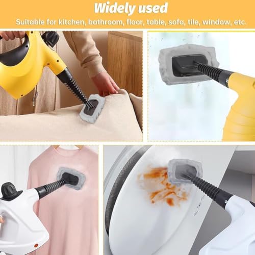Universal Reusable Microfiber Steam Cleaner Pads & Attachments for Handheld & Steam Mops