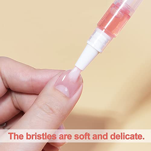 Empty Cuticle Oil Pen Tubes with Brush Tip 3ml 6-Pack