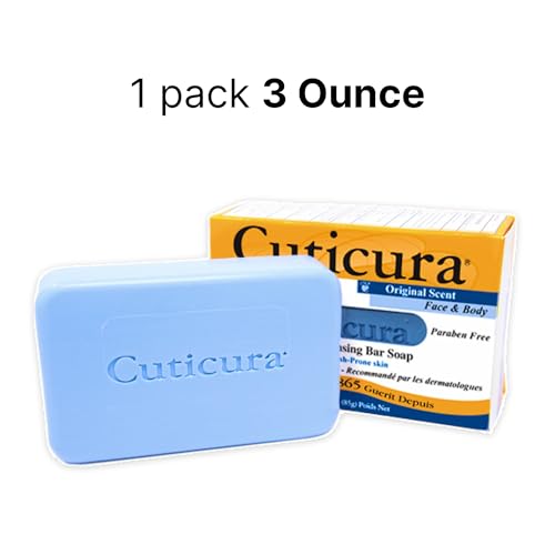 Cuticura Deep Cleansing Face and Body Bar Soap - 3 oz