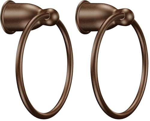 Moen Mason Old World Bronze Hand-Towel Ring (Pack of 2)