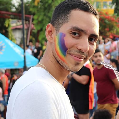 Rainbow Face and Body Paint Stick - Pride Flag Color Makeup Marker