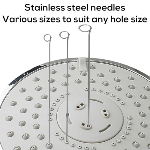 40pcs Shower Head Cleaner Tools Set with Brushes & Stainless Steel Picks for Clogged Nozzles
