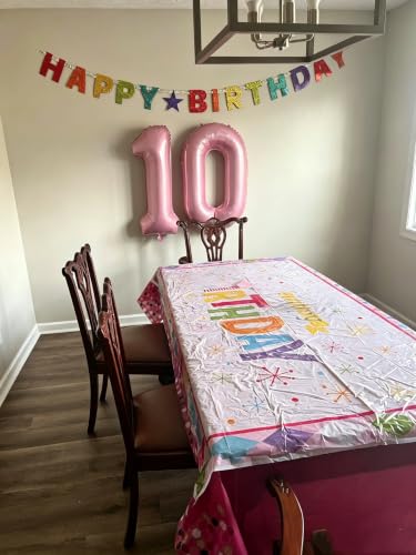 40-Inch Number 1 Balloon - Pearl Pink Birthday Party Decoration