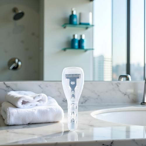 Portable Travel Razor Cover Case Transparent Shaver Protector Organizer