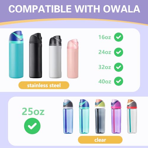 Replacement Lid for Owala Freesip, Compatible with Cup 16oz 24oz 32oz