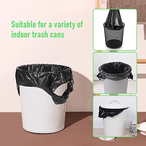 BAHREL Small Trash Bags 4 Gallon, 100 Count Heavy-Duty Liners