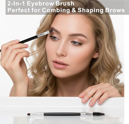 MIQUENYA 8-Piece Professional Eyebrow Grooming Kit with Case