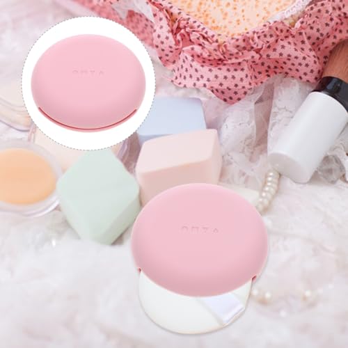 Healeved Portable Makeup Puff Holder - Silicone Travel Case