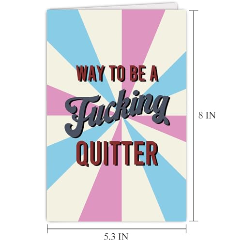 Funny Sober Anniversary Greeting Card - Version 12 - Humor Recovery Gift