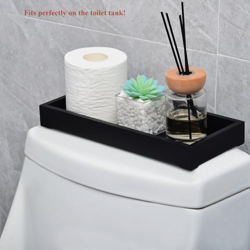 Acacia Wood Storage Tray with Soap Dish - Multi-Purpose Organizer