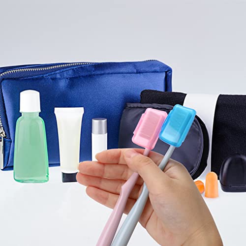 Sliverdew 5-Pack Portable Toothbrush Head Covers for Travel and Home