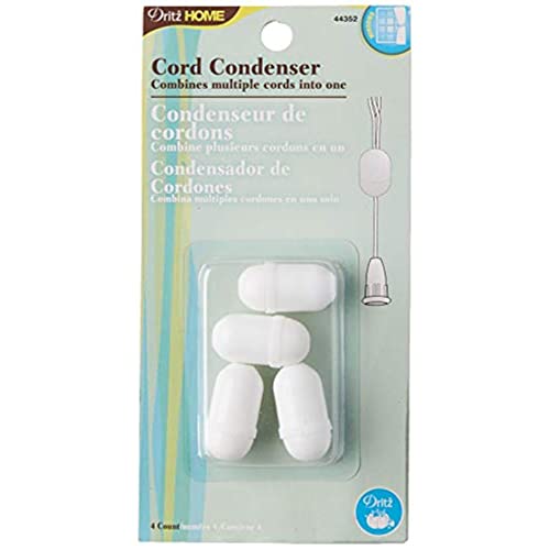 Dritz Home Cord Condensers for Shades and Blinds (4-Pack)