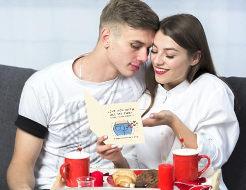 Funny Valentine's Day Card for Him - Naughty Gift for Husband, Boyfriend