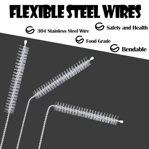 12-Inch Straw Cleaner Brush Set for Stanley Mugs - 6 PCS