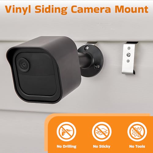 ANDGOO 8 Pack Vinyl Siding Hooks - No Drill Installation Clips
