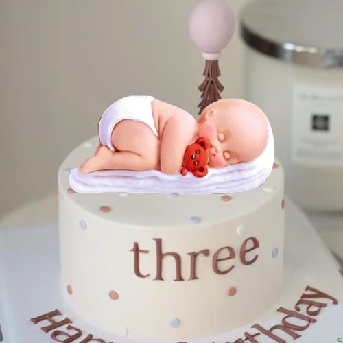 Sleeping Baby Silicone Fondant Mold for Cake Decorating