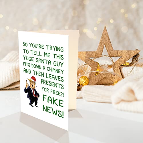 Funny Donald Trump Christmas Card - Humorous Holiday Greeting