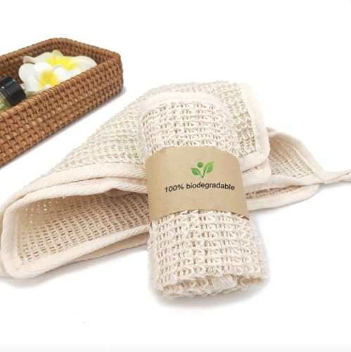 Sisal Exfoliating Loofah Towel - 100% Biodegradable Bath Cloth