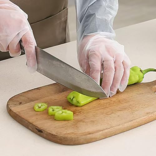 20 Pcs Long Arm Disposable Cleaning Gloves for Kitchen & Food Handling