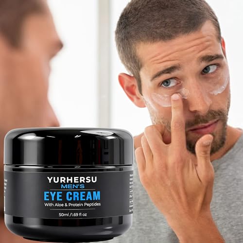 YURHERSU Men's Eye Repair Cream with Aloe and Peptides 1.69 oz