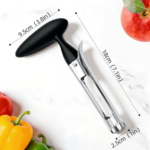 Premium Stainless Steel Apple Corer with Ergonomic Handle