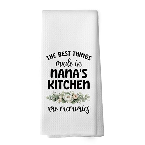 Nana Kitchen Dish Towels - Microfiber, 16x24in, Stylish & Versatile Gifts