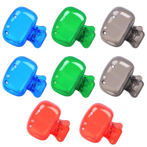 Hxezoc 8 Pack Plastic Toothbrush Covers Portable Travel Protectors