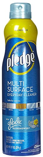 Pledge Multisurface Cleaner Spray, Rainshower Scent - Electronic,