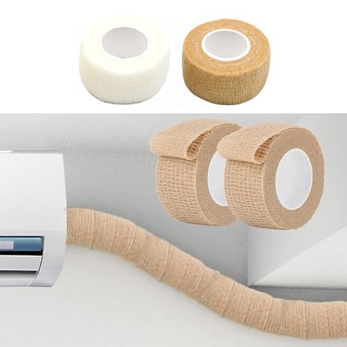 6 Pack Mini Split Air Conditioner Pipe Covers - Non-Adhesive Wrap