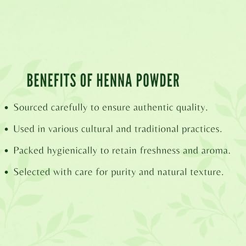 AYURVEDASHREE Natural Pure Henna Powder 50g Triple Sifted Red Hair Dye