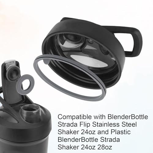 8pcs Silicone Lid Gasket Replacement for BlenderBottle Strada Shaker Cup