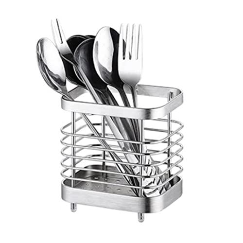Stainless Steel Utensil Holder - Rust-Proof Kitchen Sink Organizer