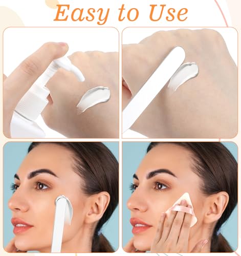 3Pcs Stainless Steel Makeup Foundation Spatula and Mixing Tool Set