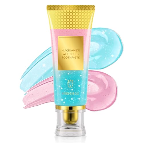 ZIXAOK Niacinamide Whitening Toothpaste 4.23 Oz - Fluoride-Free Enamel Care & Fresh Breath