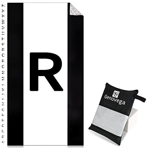 Personalized Oversized Microfiber Beach Towel - Quick Dry & Compact