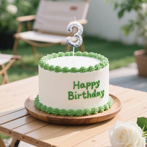 Golf Number Birthday Candle - Premium Sports Party Decoration