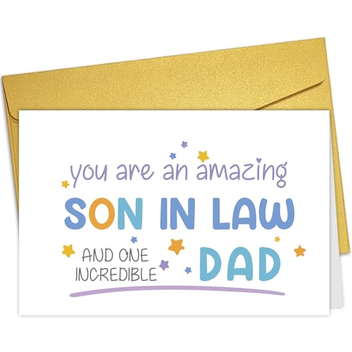 Funny Birthday Card for Son-in-Law - Hilarious Greeting Card