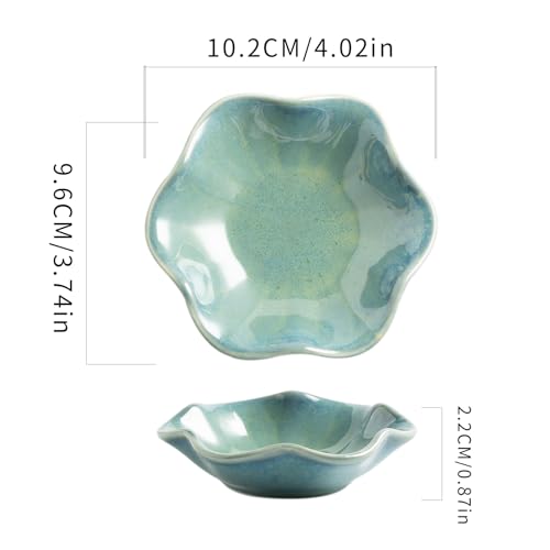 NAIYANJA Green Ceramic Lotus Leaf Trinket Dish Jewelry Ring Holder