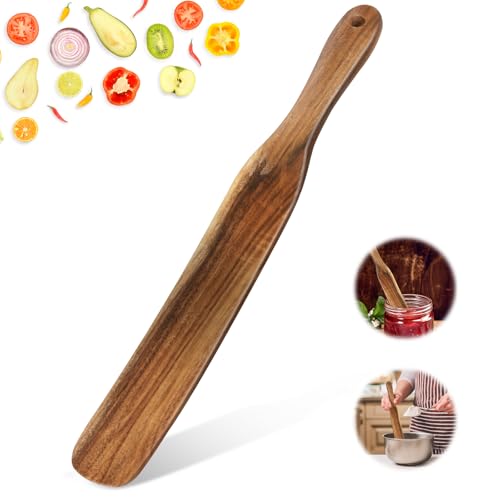 Wooden Spurtle for Sourdough Starter & Baking - Ergonomic Kitchen Tool