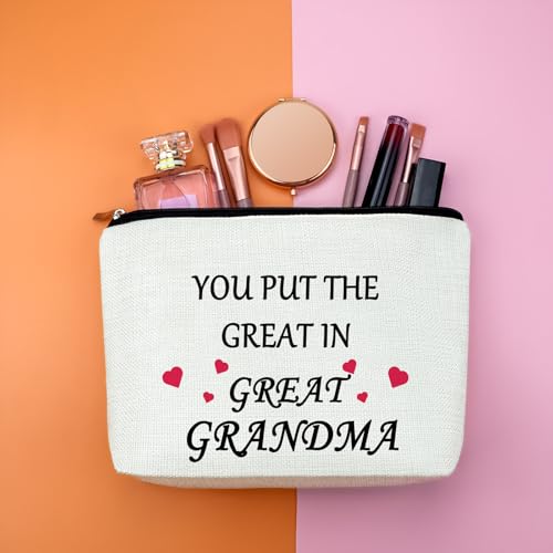 Great Grandma Makeup Bag - Gift for Great Grandmother and Nana