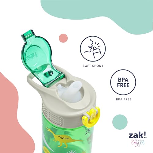 Zak Designs 25oz Leak-Proof Kids Water Bottle - Huntrix Purple