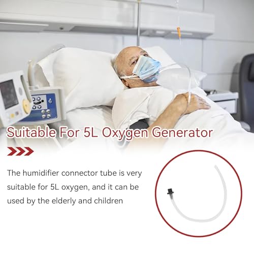 Agatige Oxygen Humidifier Tubing Connector for Oxygen Therapy